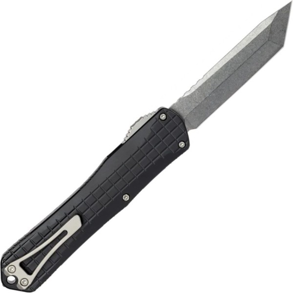 Нож Heretic Manticore X Tanto Edge Stonewash Aluminum black