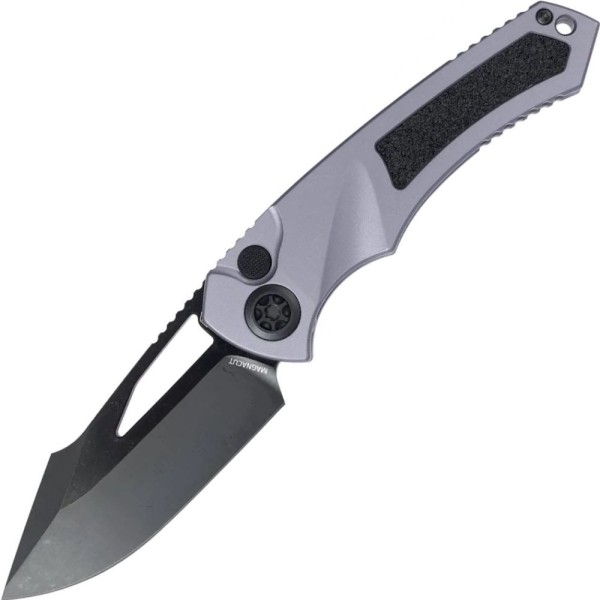Нож Heretic Pariah Manual Drop Point DLC MagnaCut Aluminum w/ Traction Inlays gray 