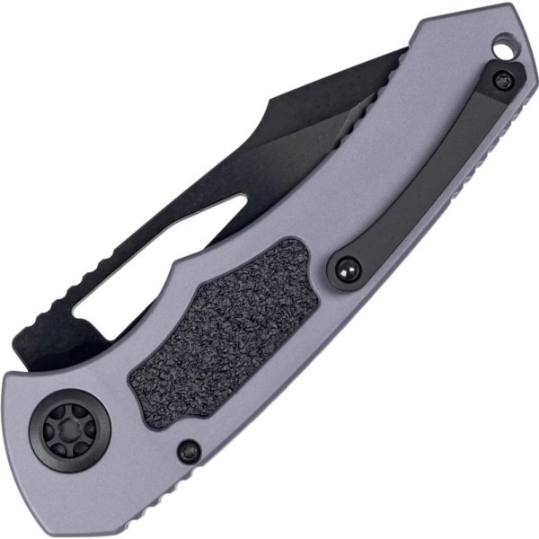 Нож Heretic Pariah Manual Drop Point DLC MagnaCut Aluminum w/ Traction Inlays gray 