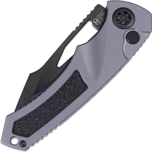 Нож Heretic Pariah Manual Drop Point DLC MagnaCut Aluminum w/ Traction Inlays gray 