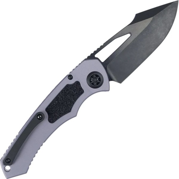 Нож Heretic Pariah Manual Drop Point DLC MagnaCut Aluminum w/ Traction Inlays gray 