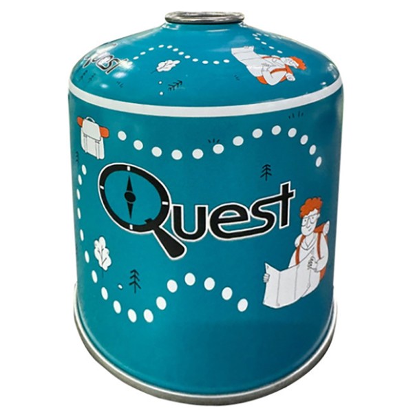 Газовый обогреватель BRS-H22 + Газовый баллон резьбовой бутановый Quest, 450 гр