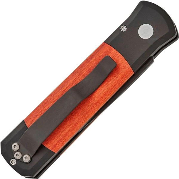 Нож Pro-Tech Godson 707 RIE Red Ironbark Eucalyptus Wood black