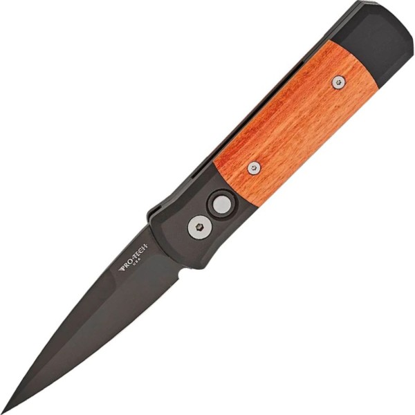 Нож Pro-Tech Godson 707 RIE Red Ironbark Eucalyptus Wood black