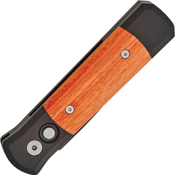 Нож Pro-Tech Godson 707 RIE Red Ironbark Eucalyptus Wood black