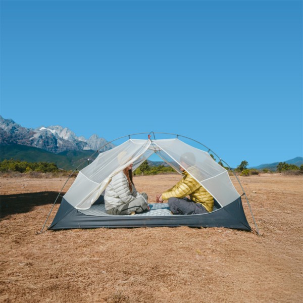 Палатка одноместная ультралегкая Naturehike Mongar UL CNK2550WS016, серая