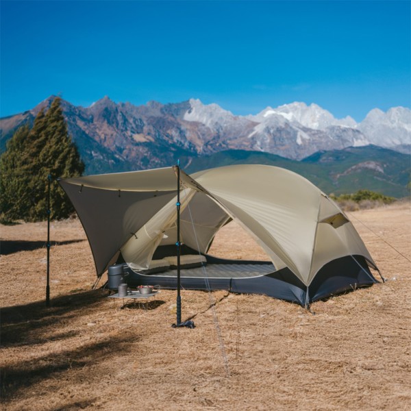 Палатка одноместная ультралегкая Naturehike Mongar UL CNK2550WS016, коричневая