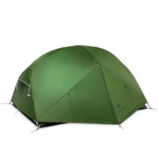 Палатка сверхлегкая двухместная с футпринтом Naturehike Mongar NH17T007-M, 210T, темно-зеленый
