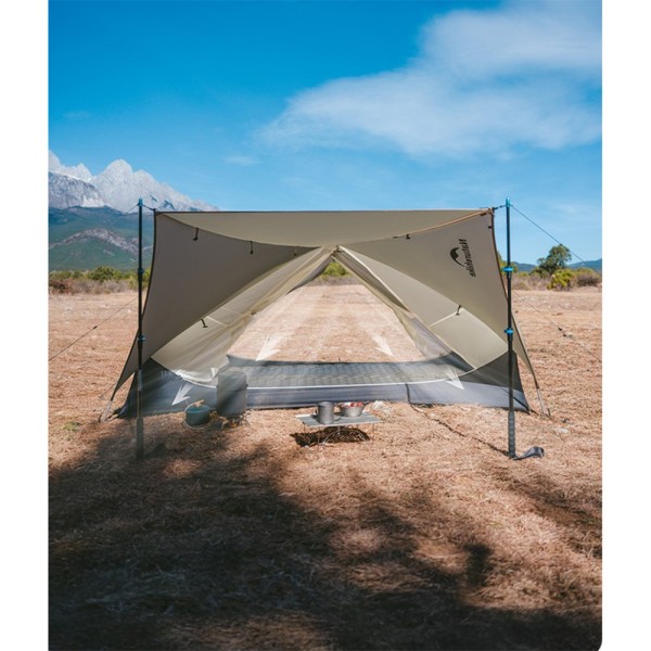 Палатка двухместная ультралегкая Naturehike Mongar UL CNK2550WS016, 15D, серая