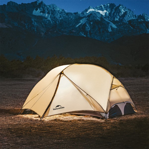 Палатка двухместная ультралегкая Naturehike Mongar UL CNK2550WS016, 15D, серая