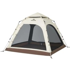 Палатка трехместная автоматическая Naturehike Ango CNK2550WS010, L, коричневая