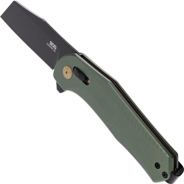 Нож SOG Diverge XR Sheepsfoot, Forest Green/Black