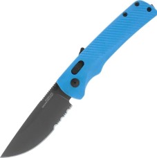 Нож SOG Flash AT Civic Cyan MK3//Partially Serrated