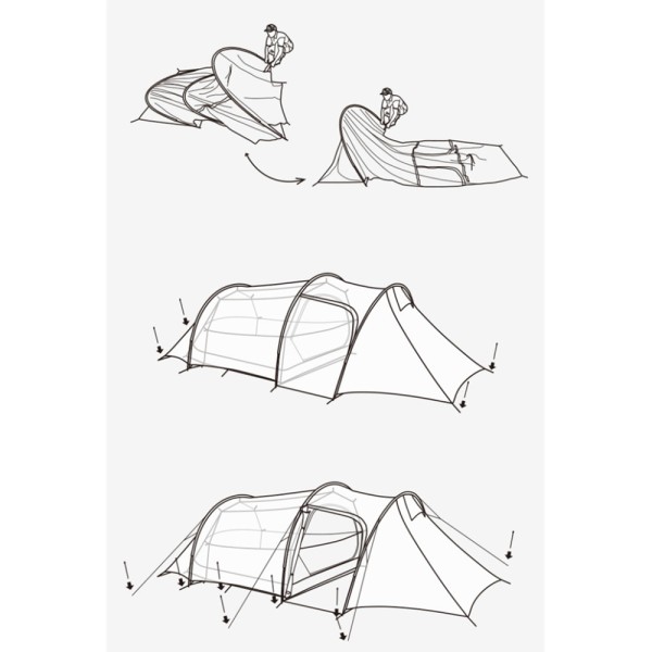 Палатка трехместная Naturehike Opalus, UL, NH17L001-L, светло-зеленая