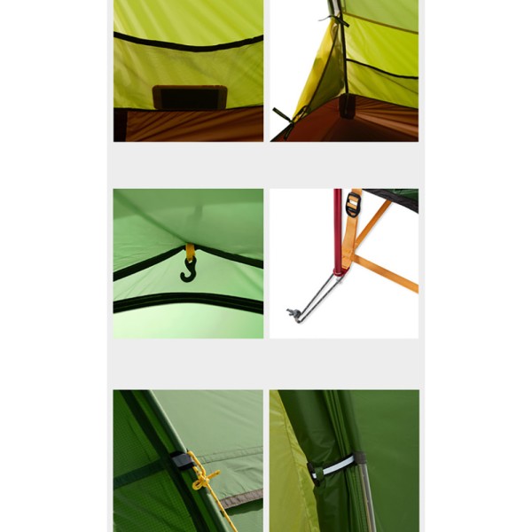 Палатка трехместная Naturehike Opalus, UL, NH17L001-L, светло-зеленая