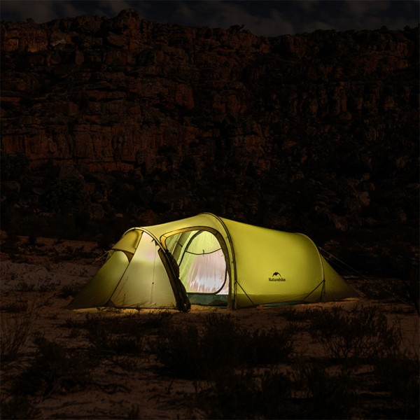 Палатка трехместная Naturehike Opalus, UL, CNK2450WS036, темно-зеленая