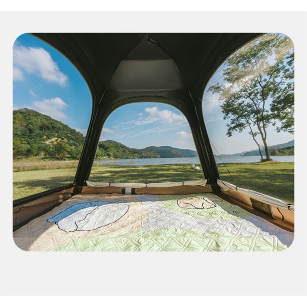 Палатка трехместная автоматическая Naturehike Ango CNK2550WS010, S, коричневая