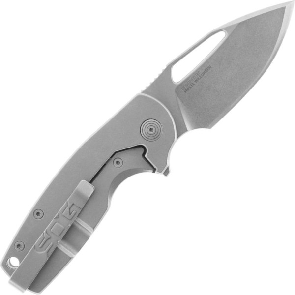 Нож SOG x Mikkel Collaboration Stout Green/Silver
