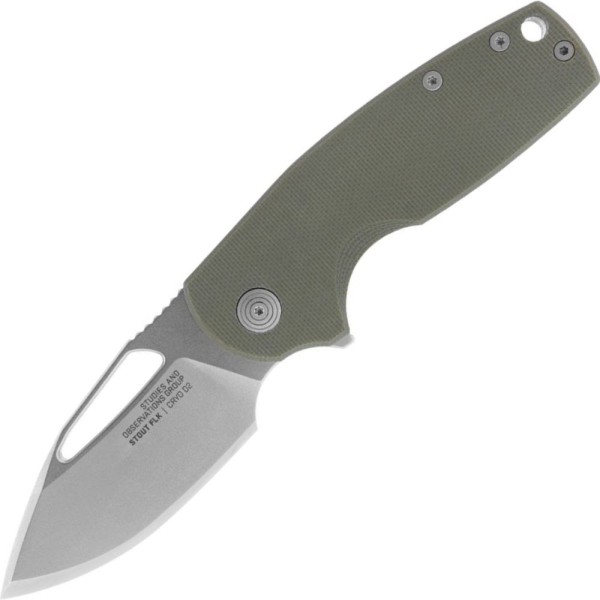 Нож SOG x Mikkel Collaboration Stout Green/Silver