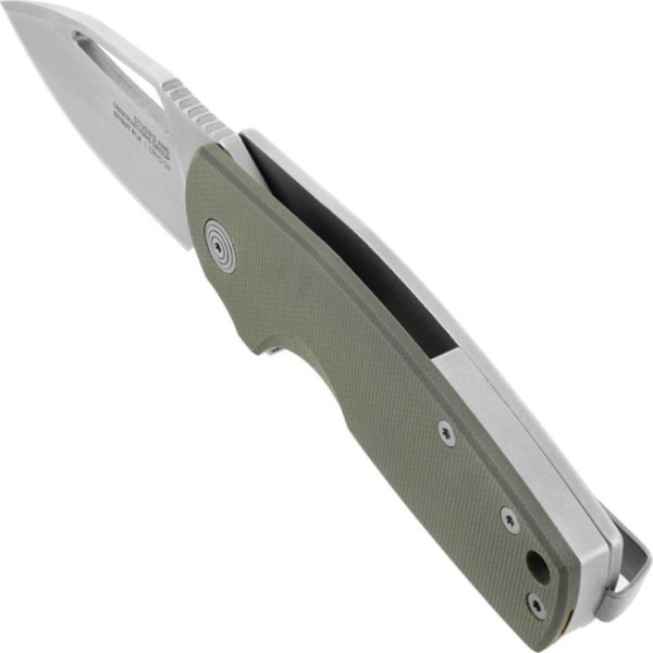 Нож SOG x Mikkel Collaboration Stout Green/Silver