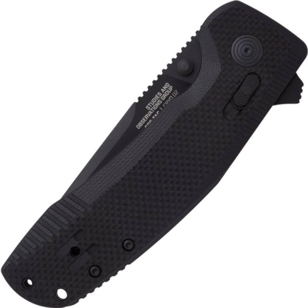 Нож SOG-TAC XR (Black, Partially Serrated)