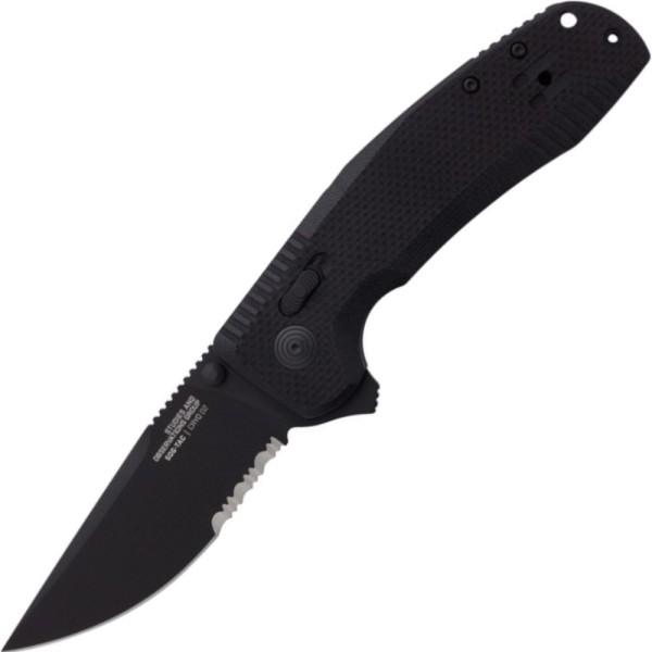 Нож SOG-TAC XR (Black, Partially Serrated)