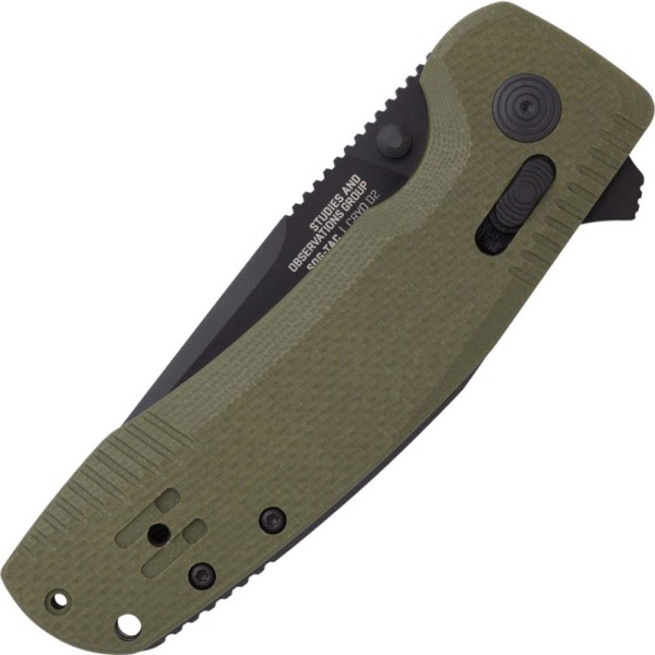 Нож SOG-TAC XR (OD Green/Straight Edge)