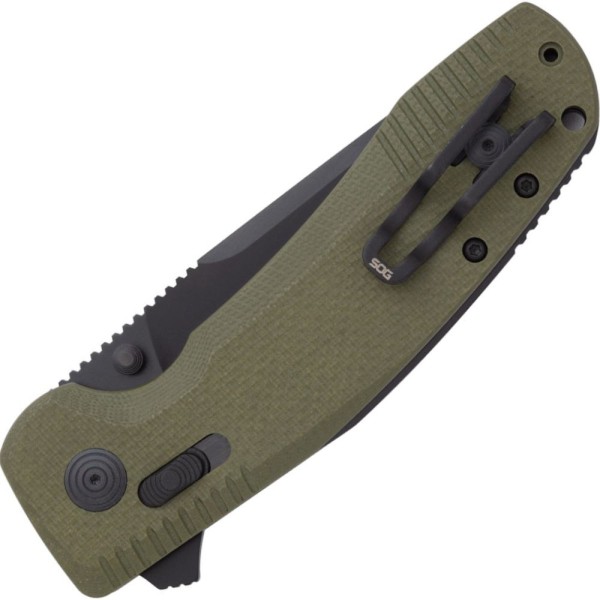 Нож SOG-TAC XR (OD Green/Straight Edge)