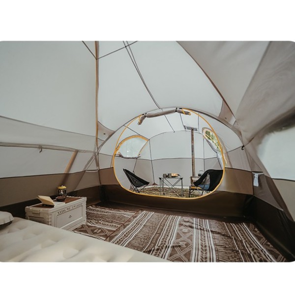 Палатка шестиместная Naturehike, KOTA 6, CNK2450WS031, 75D, светло-коричневая