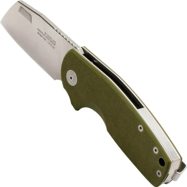 Нож SOG Stout SJ (Cleaver/OD Green/Stonewash)	