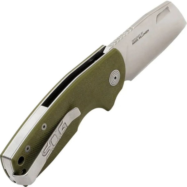 Нож SOG Stout SJ (Cleaver/OD Green/Stonewash)	