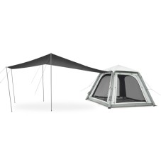 Намет чотиримісний автоматичний надувний з тентом Naturehike Ango CNK2550WS017, сірий