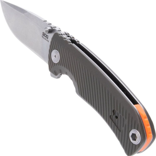 Нож SOG Tellus ATK (Olive Drab/Orange)