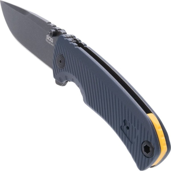 Нож SOG Tellus ATK (Squid Ink/Yellow)