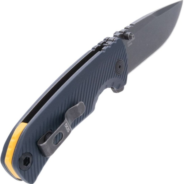 Нож SOG Tellus ATK (Squid Ink/Yellow)