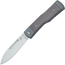 Ніж Fox Gunstock, bison Micarta + titanium Black
