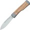 Ніж Fox Gunstock, olive wood + titanium Brown
