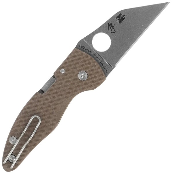 Нож Spyderco Microjimbo Sprint Run, Brown