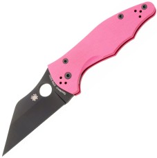 Нож Spyderco Yojimbo 2 Black Blade Sprint Run Pink