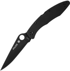 Нож Spyderco Police Black Tactical