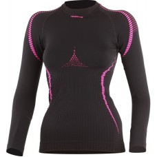 Термофутболка женская Lasting SITA 9040 L/XL черный/розовый