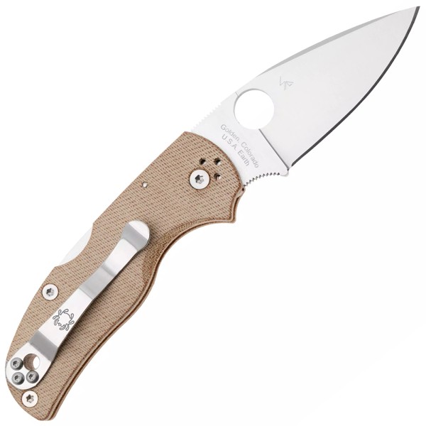 Нож Spyderco Native 5 Brown Canvas Micarta
