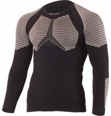 Термофутболка мужская Lasting WEROLO 9070 L/XL черный/серый