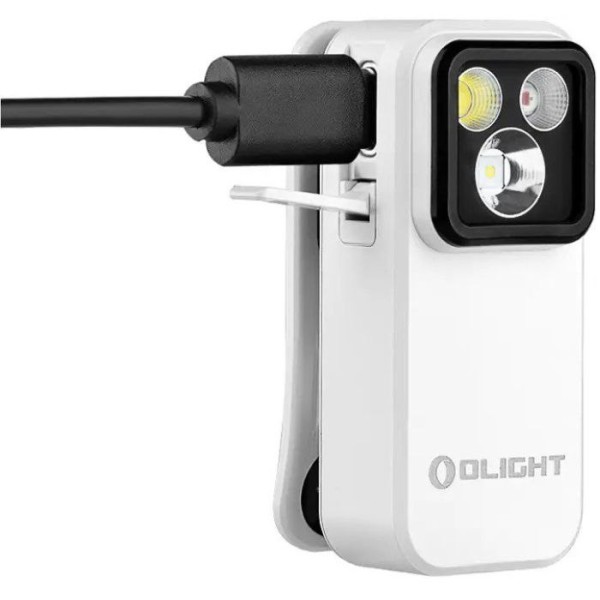 Ліхтар Olight Oclip Pro White