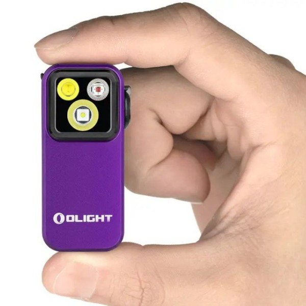 Ліхтар Olight Oclip Pro Purple