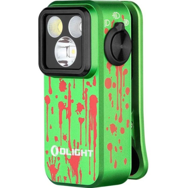 Ліхтар Olight Oclip Pro Zombie green