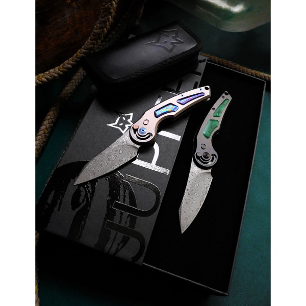 Ніж Fox Jupiter Titanium blue/grey