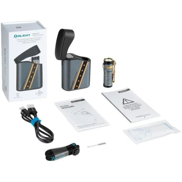 Фонарь Olight Baton 4 Premium Fighter Pilot