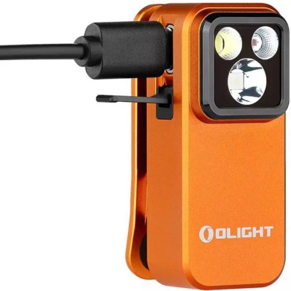 Ліхтар Olight Oclip Pro Orange