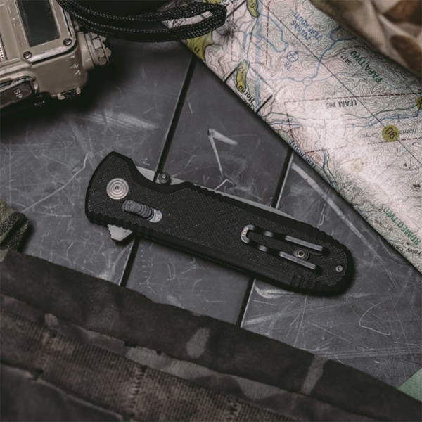 Нож SOG Pentagon XR LTE, Black